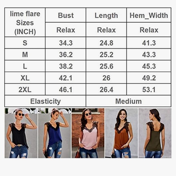 Super cute and soft lace cap sleeves tank top - Picture 16 of 16